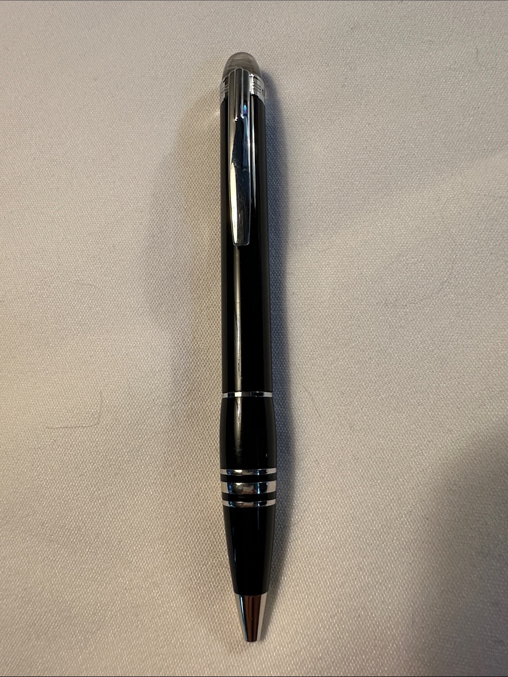 MONTBLANC Classic Starwalker midnight Black and Silver Ballpoint Pen 🖊️